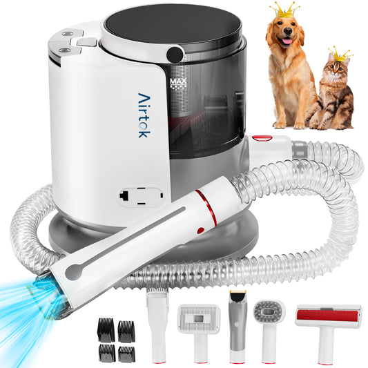 Pet Grooming Kit, Pet Grooming Vacuum, 7 Pet Grooming Tools, Pet Hair Clipper for Dogs/Cats/Other Animals