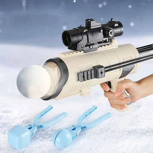 6 Gear Adjustable Snowball Maker Tool Snowball Launcher Thrower Winter Snowball Guns Snow Kid Toys