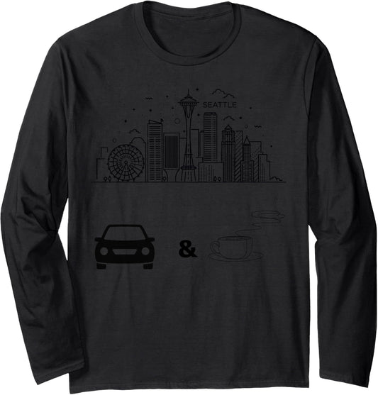 SCC (SEATTLECARSANDCOFFEE) Long Sleeve T-Shirt